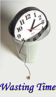 Clock In Trash