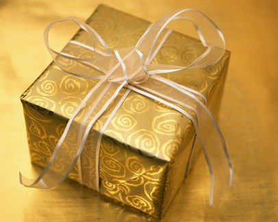 Gold Gift Wrap