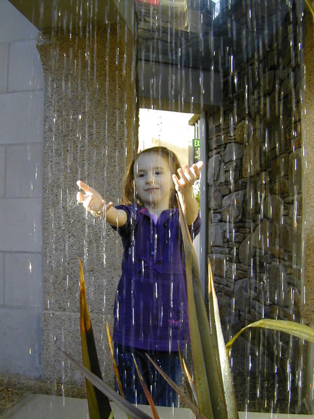 Little Girl In Rain