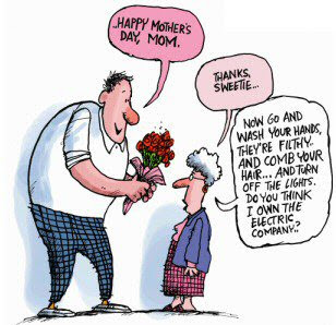 Mom Day Cartoon