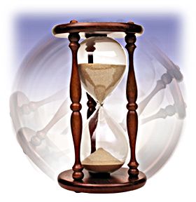 Sand In Hourglass